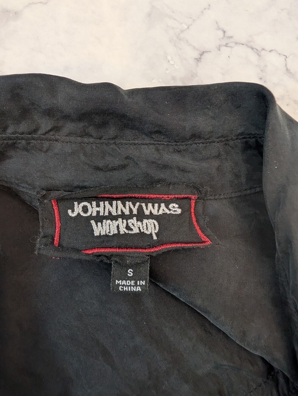 Johnny Was Kiana Relaxed Overshirt Dress Embroidery Button Up Size Small - Picture 10 of 11